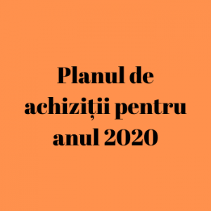 Bugetul pentru anul 2020 Formularul 9.2