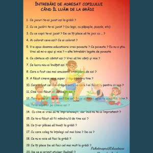 Discutați cu copiii pe drum de la grădiniță!